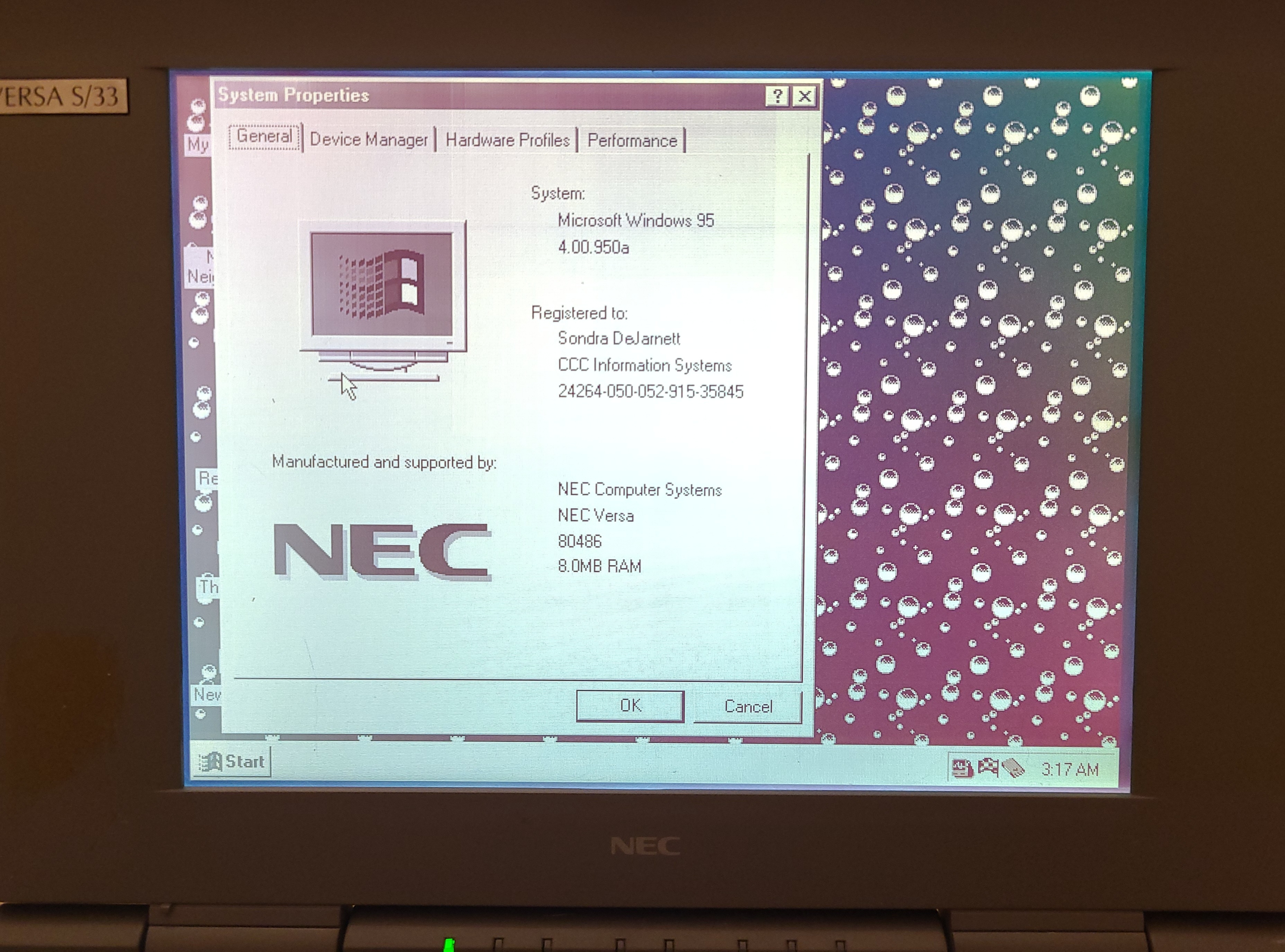 NEC Versa S-Series - MacDat
