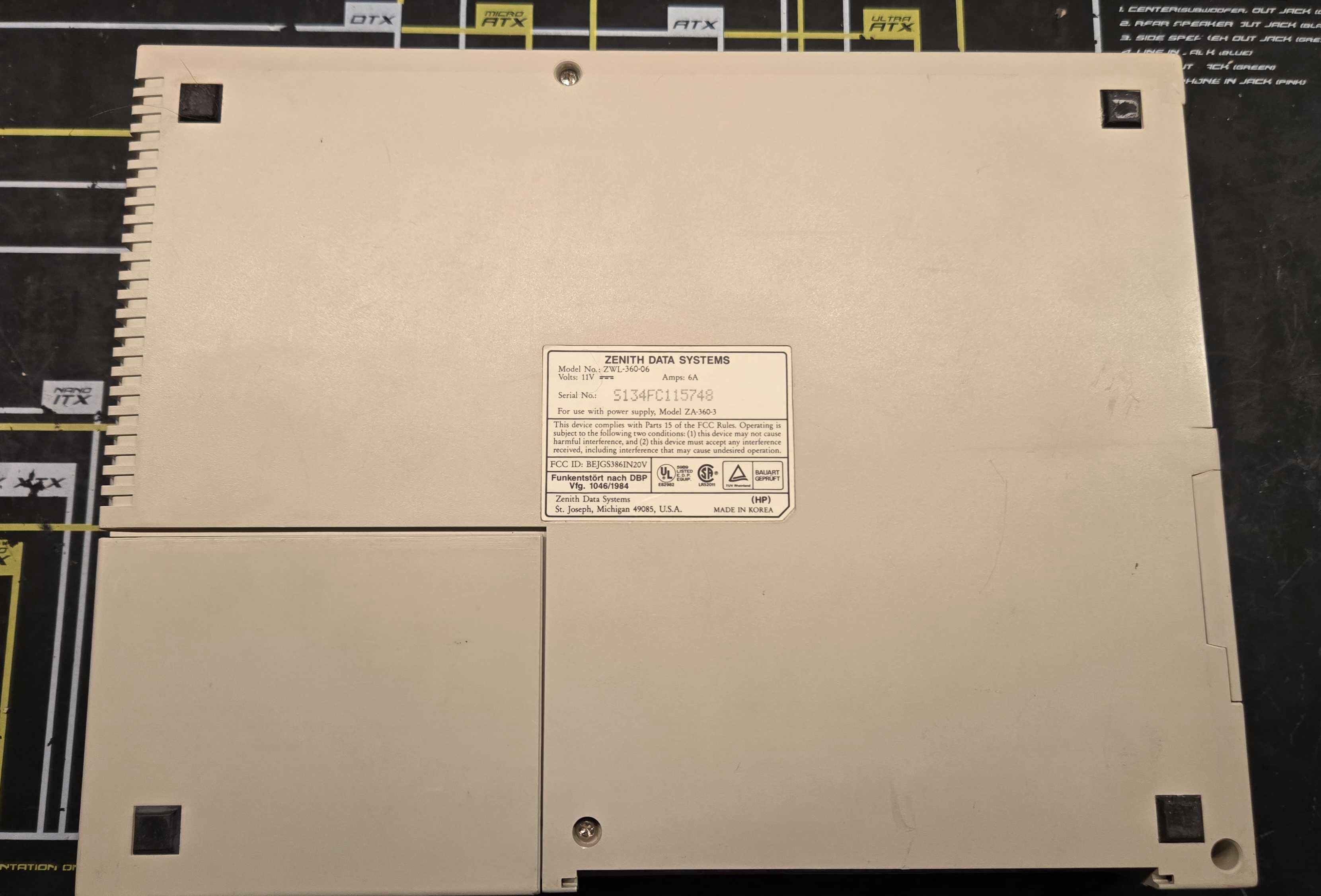 Zenith MastersPORT 386SX - MacDat